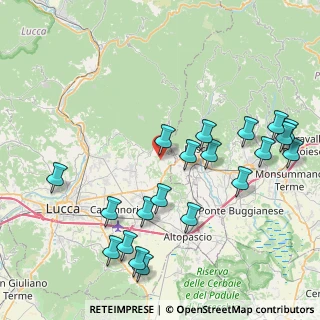 Mappa Via San Gennaro, 55012 Capannori LU, Italia (9.6545)