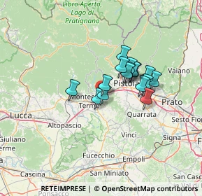 Mappa Via Lucchese, 51034 Pistoia PT, Italia (9.5525)