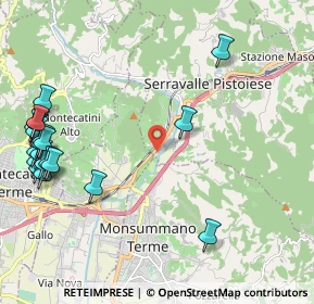 Mappa Via Lucchese, 51034 Pistoia PT, Italia (2.9055)