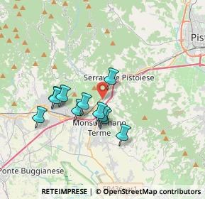 Mappa Via Lucchese, 51034 Pistoia PT, Italia (3.01364)