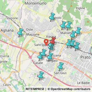 Mappa Via del Capannaccio, 59100 Prato PO, Italia (2.04588)