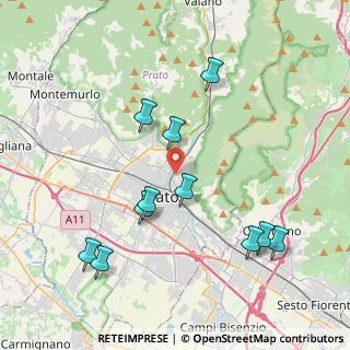 Mappa Via Giovanni Miniati, 59100 Prato PO, Italia (4.30545)