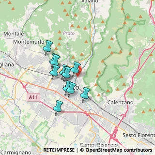 Mappa Via Giovanni Miniati, 59100 Prato PO, Italia (2.66)