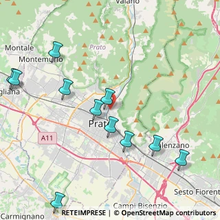 Mappa Via Molino di Filettole, 59100 Prato PO, Italia (5.40583)