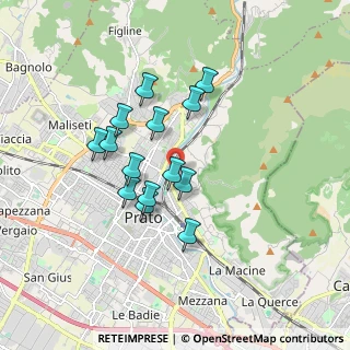Mappa Via Giovanni Miniati, 59100 Prato PO, Italia (1.475)