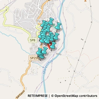 Mappa Via XXV Aprile, 47863 Novafeltria RN, Italia (0.2695)