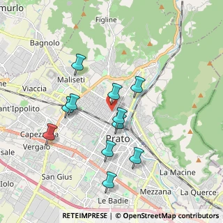 Mappa Via Bruno Zucca, 59100 Prato PO, Italia (1.74364)