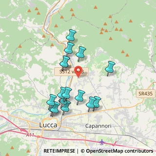 Mappa Via Ceppo di Melo, 55012 Marlia LU, Italia (3.595)