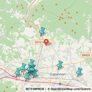 Mappa Via Ceppo di Melo, 55012 Marlia LU, Italia (6.32833)