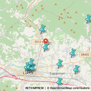 Mappa Via Ceppo di Melo, 55012 Marlia LU, Italia (5.85154)