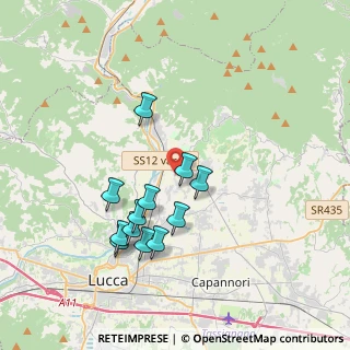 Mappa Via Ceppo di Melo, 55012 Marlia LU, Italia (3.54)