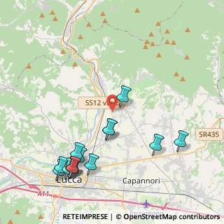 Mappa Via Ceppo di Melo, 55012 Marlia LU, Italia (5.06929)
