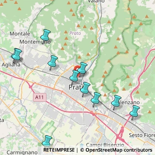 Mappa Via Abati, 59100 Prato PO, Italia (5.22667)