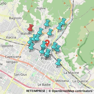 Mappa Via Abati, 59100 Prato PO, Italia (1.38353)