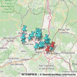 Mappa Via Abati, 59100 Prato PO, Italia (9.411)