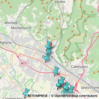Mappa Via Mozza sul Gorone, 59100 Prato PO, Italia (6.29)