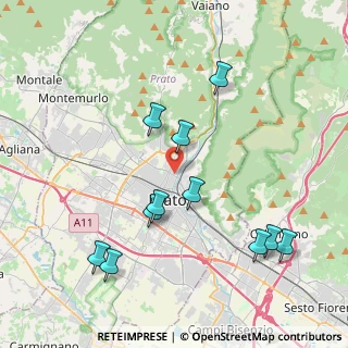 Mappa Via Mozza sul Gorone, 59100 Prato PO, Italia (4.37455)