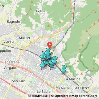 Mappa Via Mozza sul Gorone, 59100 Prato PO, Italia (1.50727)