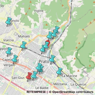 Mappa Via Mozza sul Gorone, 59100 Prato PO, Italia (2.31867)