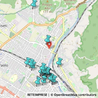 Mappa Via Mozza sul Gorone, 59100 Prato PO, Italia (1.33)