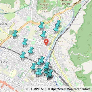 Mappa Via Mozza sul Gorone, 59100 Prato PO, Italia (1.241)