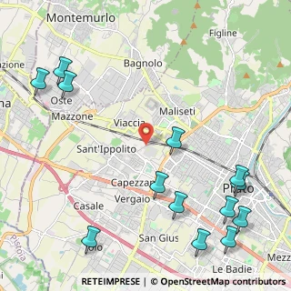Mappa Via Lorenzo Ciulli, 59100 Prato PO, Italia (3.05385)