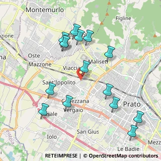 Mappa Via Lorenzo Ciulli, 59100 Prato PO, Italia (2.22467)