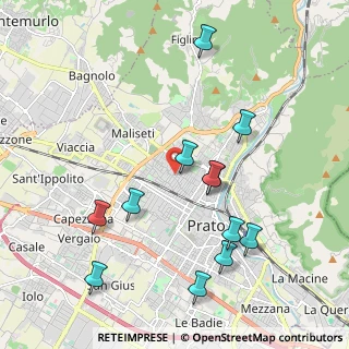 Mappa Via Bormida, 59100 Prato PO, Italia (2.17417)