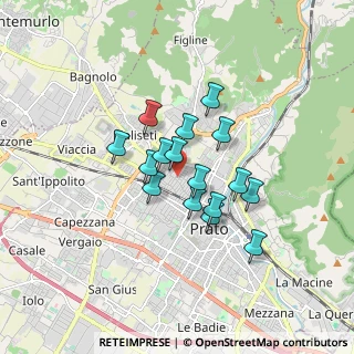 Mappa Via Bormida, 59100 Prato PO, Italia (1.26625)