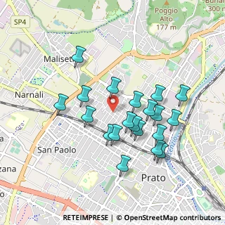 Mappa Via Bormida, 59100 Prato PO, Italia (0.854)