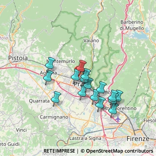 Mappa Via Bormida, 59100 Prato PO, Italia (6.40063)