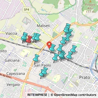 Mappa Via Montello, 59100 Prato PO, Italia (0.886)