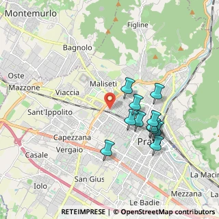 Mappa Via Montello, 59100 Prato PO, Italia (1.70364)