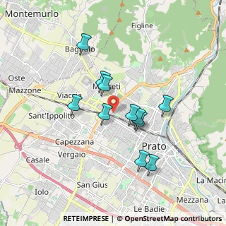 Mappa Via Montello, 59100 Prato PO, Italia (1.54)