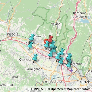 Mappa Via Montello, 59100 Prato PO, Italia (6.328)