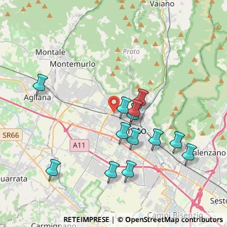Mappa Via Montello, 59100 Prato PO, Italia (4.03154)