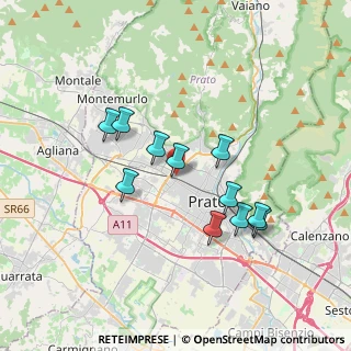 Mappa Via Montello, 59100 Prato PO, Italia (3.22455)