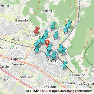Mappa Via Lorenzo Risaliti, 59100 Prato PO, Italia (1.35)