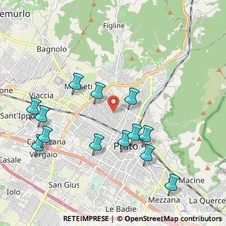 Mappa Via Lorenzo Risaliti, 59100 Prato PO, Italia (2.22923)