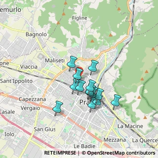 Mappa Via Lorenzo Risaliti, 59100 Prato PO, Italia (1.37429)