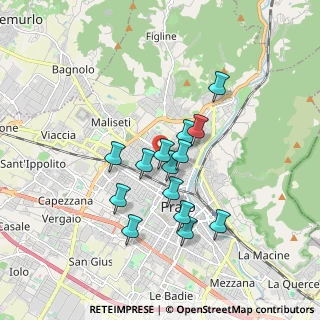 Mappa Via Lorenzo Risaliti, 59100 Prato PO, Italia (1.47143)