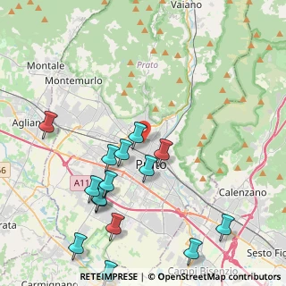 Mappa Via Lorenzo Risaliti, 59100 Prato PO, Italia (5.072)