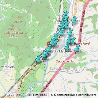 Mappa Via provinciale lucchese, 51100 Serravalle Pistoiese PT, Italia (0.40714)