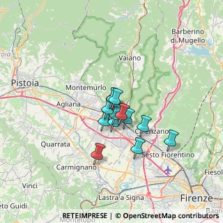 Mappa Via Sangro, 59100 Prato PO, Italia (4.33917)