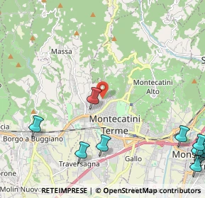 Mappa Via Niccolò Paganini, 51016 Montecatini Terme PT, Italia (3.75846)