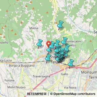 Mappa Via Vittorio Nofretti, 51016 Montecatini Terme PT, Italia (1.319)