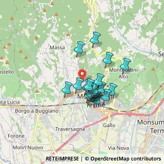 Mappa Via Vittorio Nofretti, 51016 Montecatini Terme PT, Italia (1.2785)