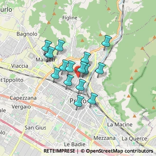 Mappa Via Ermolao Rubieri, 59100 Prato PO, Italia (1.29625)