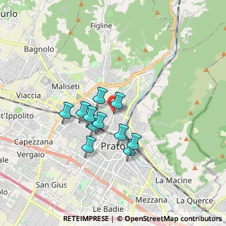 Mappa Via Ermolao Rubieri, 59100 Prato PO, Italia (1.35091)