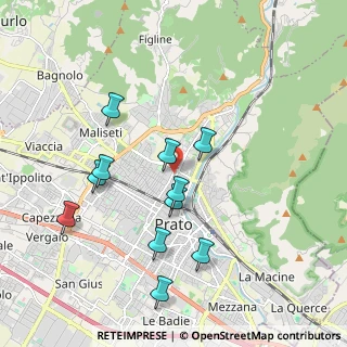 Mappa Via Ermolao Rubieri, 59100 Prato PO, Italia (1.89727)
